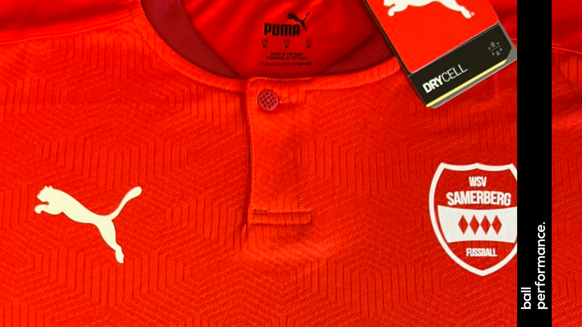 Neue Aufwärmshirts für den WSV Samerberg: ballperformance's Aktion "Hattrick des Monats"