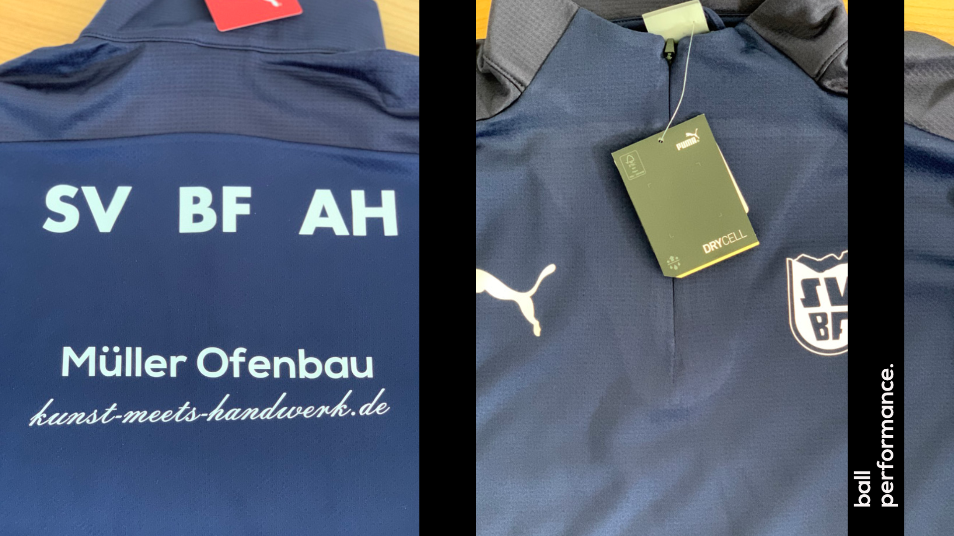 Trainingsanzüge für den SV Bad Feilnbach