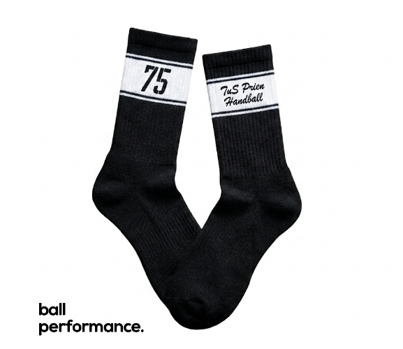 TuS Prien Handball Jubiläumssocken "75 Jahre" (1951-2026) – Retro Crew Socks
