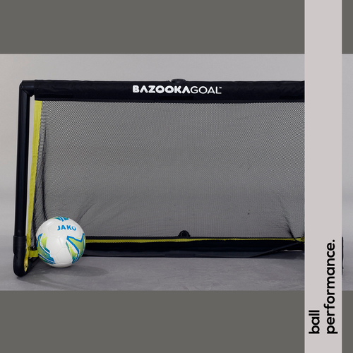 BazookaGoal 120x75 falt Tor mit Premium PVC Teleskop Rahmen Ausstellungsstück