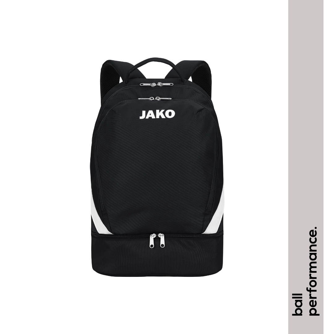 Jako Rucksack Iconic schwarz mit Bodenfach