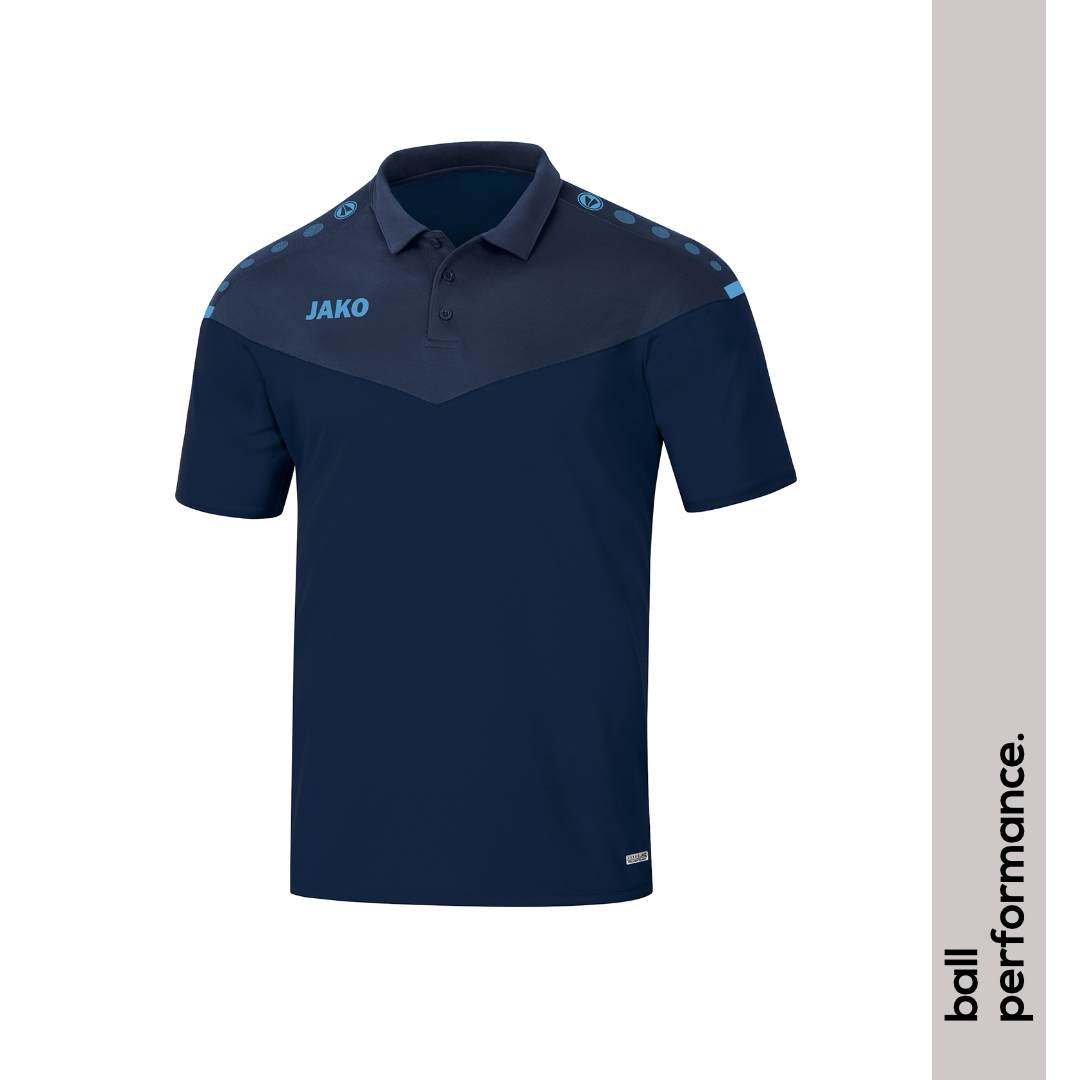 JAKO Polo Champ 2.0 marine/darkblue/skyblue