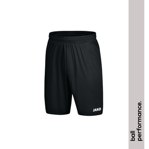 JAKO Sporthose Manchester 2.0 ohne Innenslip schwarz